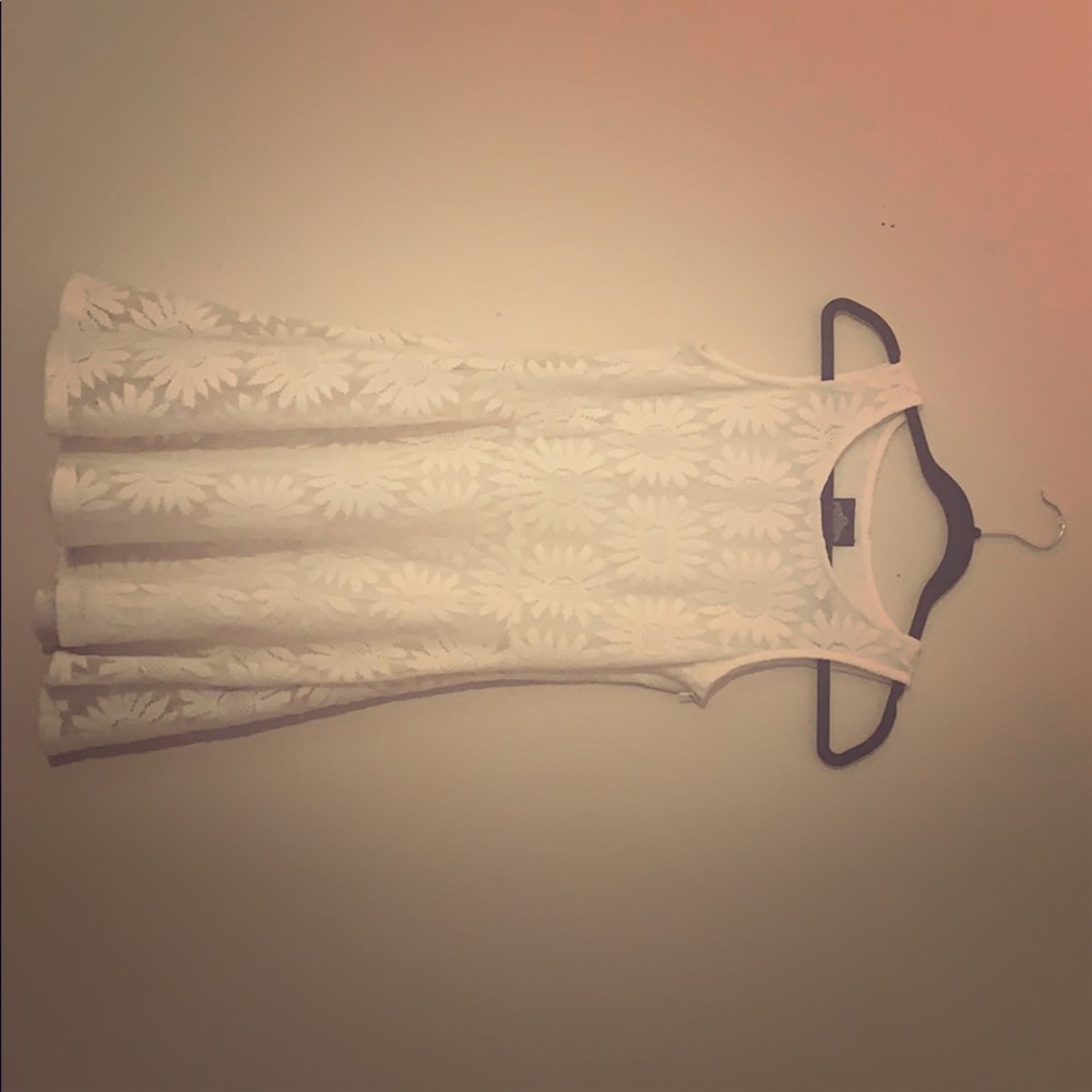 White Floral Dress